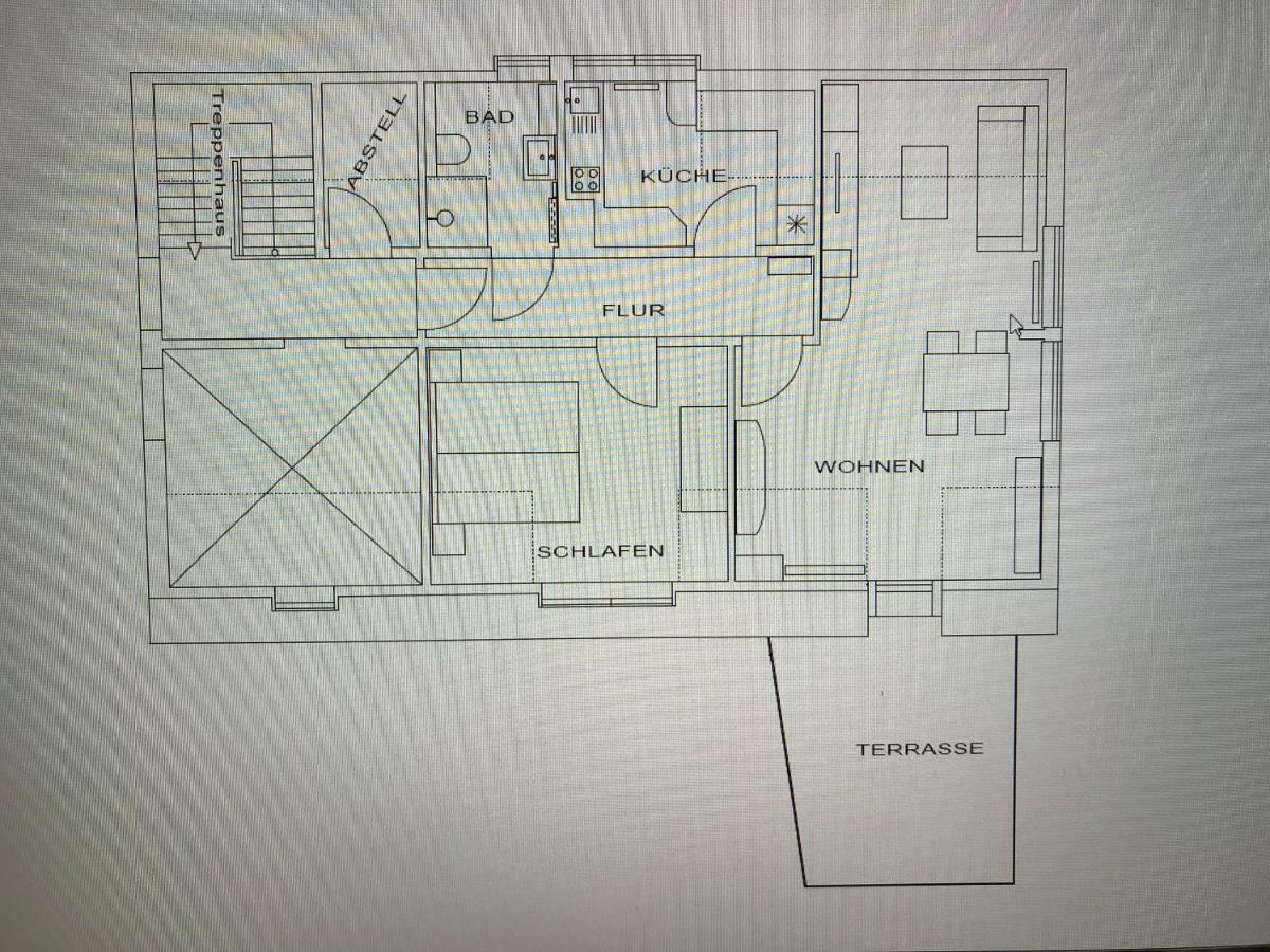 Peedy'S Luxurioese 60M² Wohnung Mit Balkonterrasse Stade Extérieur photo